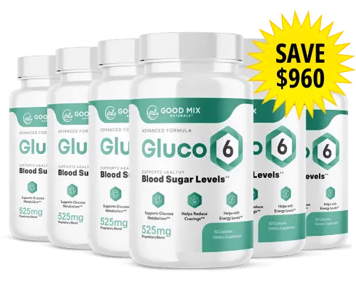 Gluco6 6 bottle